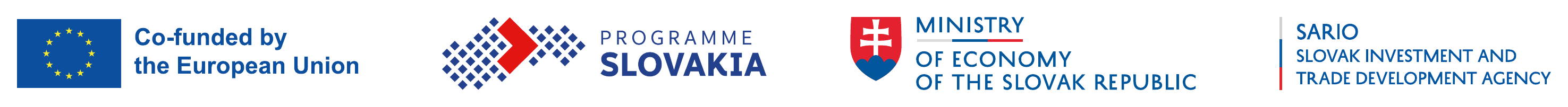 Co-funded by the European Union through the Slovakia Programme; Ministry of Economy of the Slovak Republic; SARIO